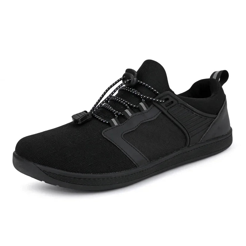 Chaussures Plates Blanches Larges pour Femme, Baskets Minimalistes