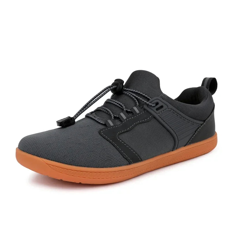 Chaussures Plates Blanches Larges pour Femme, Baskets Minimalistes