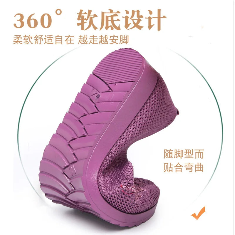 Chaussures de gril respirantes pour femmes - Confort estival trendy