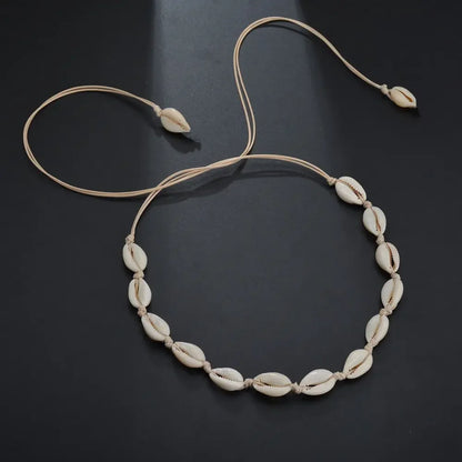 Collier perles conque Boho style plage JOSummer