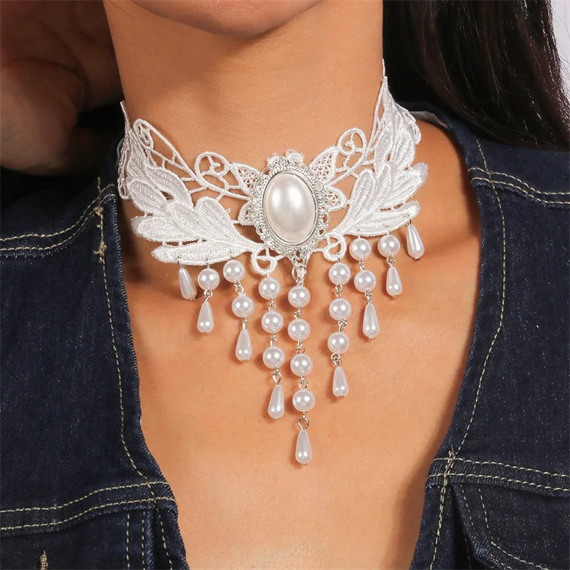 Collier perles multicouches étoile de mer coquillage plage femmes