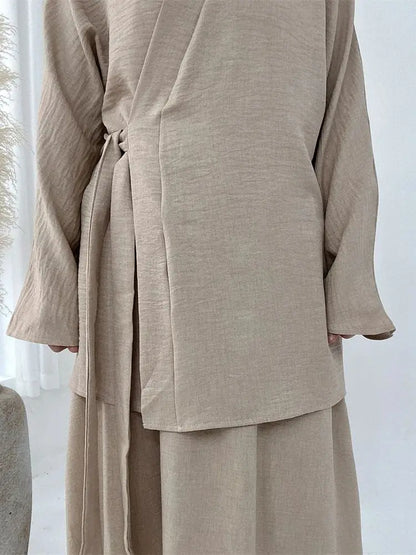 Ensemble Abaya Robe Marocaine Modeste