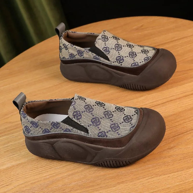 Ensemble de chaussures en cuir pour femme, tendance printemps-automne 🌸🍂