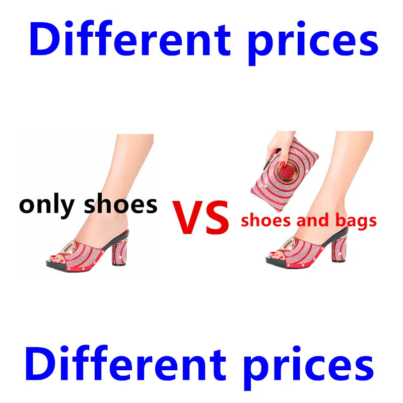Ensemble sacs chaussures été femmes, design italien diamant mode