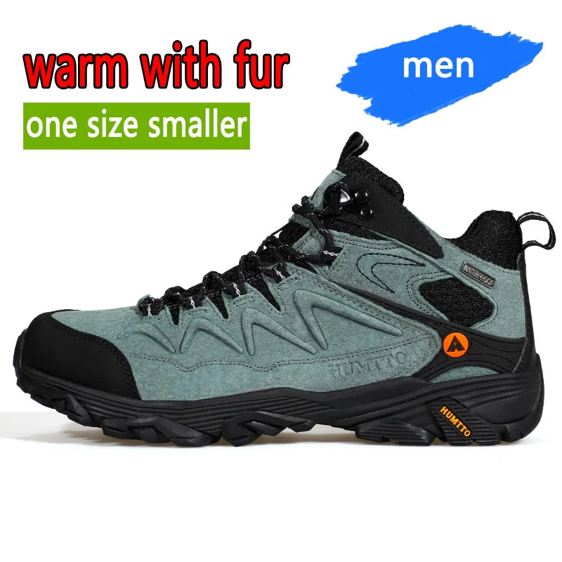 Chaussures de randonnée d'hiver pour hommes et femmes - Baskets chaudes pour Sports de plein air