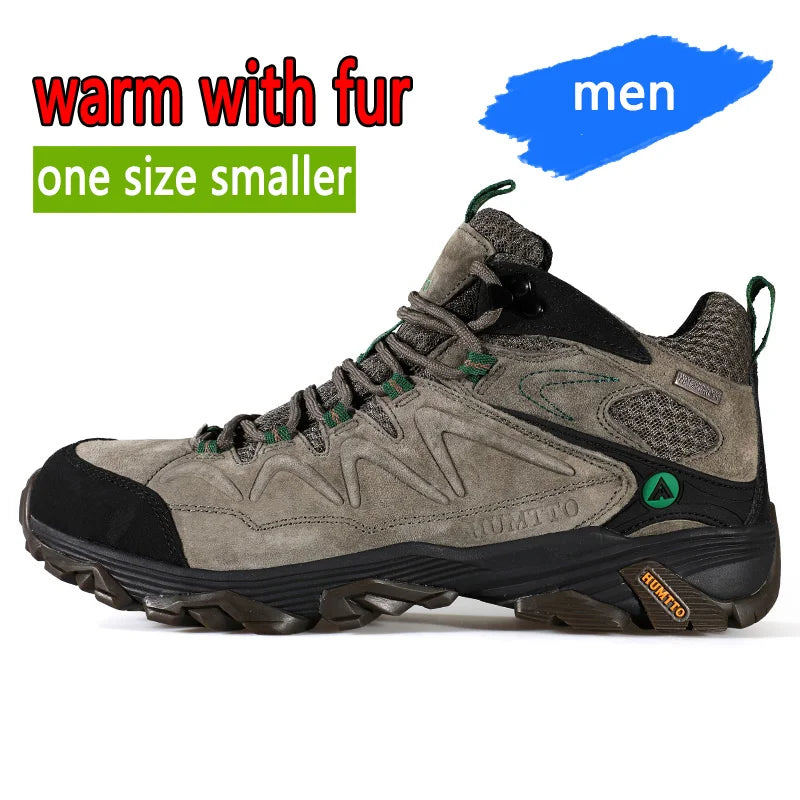 Chaussures de randonnée d'hiver pour hommes et femmes - Baskets chaudes pour Sports de plein air