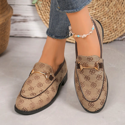 Mocassins à plateforme confortables pour femmes, tendance printemps-automne 2024