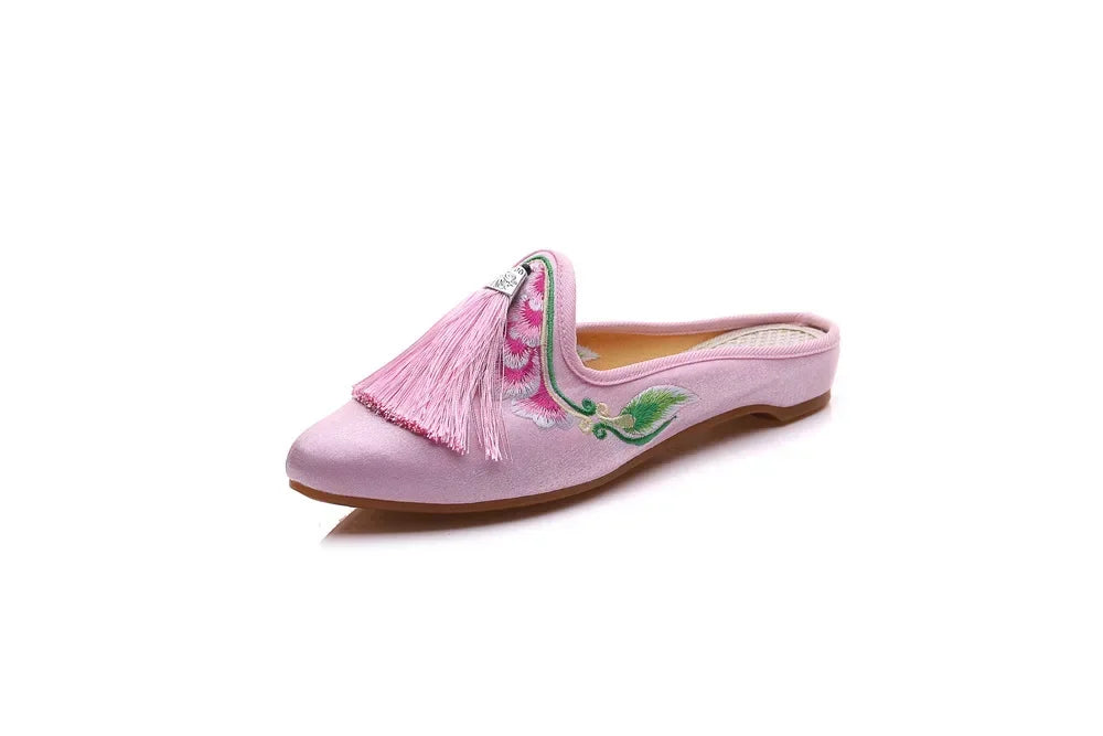 Chaussures d'Été Style Chinois Vintage pour Femme