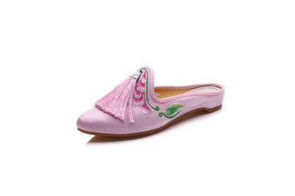 Chaussures d'Été Style Chinois Vintage pour Femme