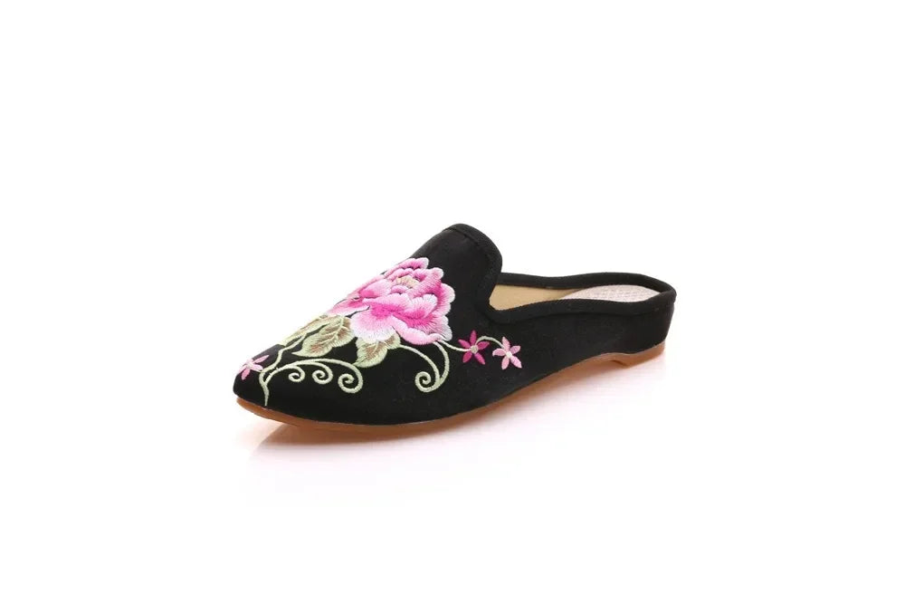 Chaussures d'Été Style Chinois Vintage pour Femme
