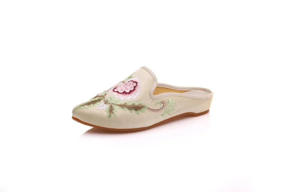 Chaussures d'Été Style Chinois Vintage pour Femme