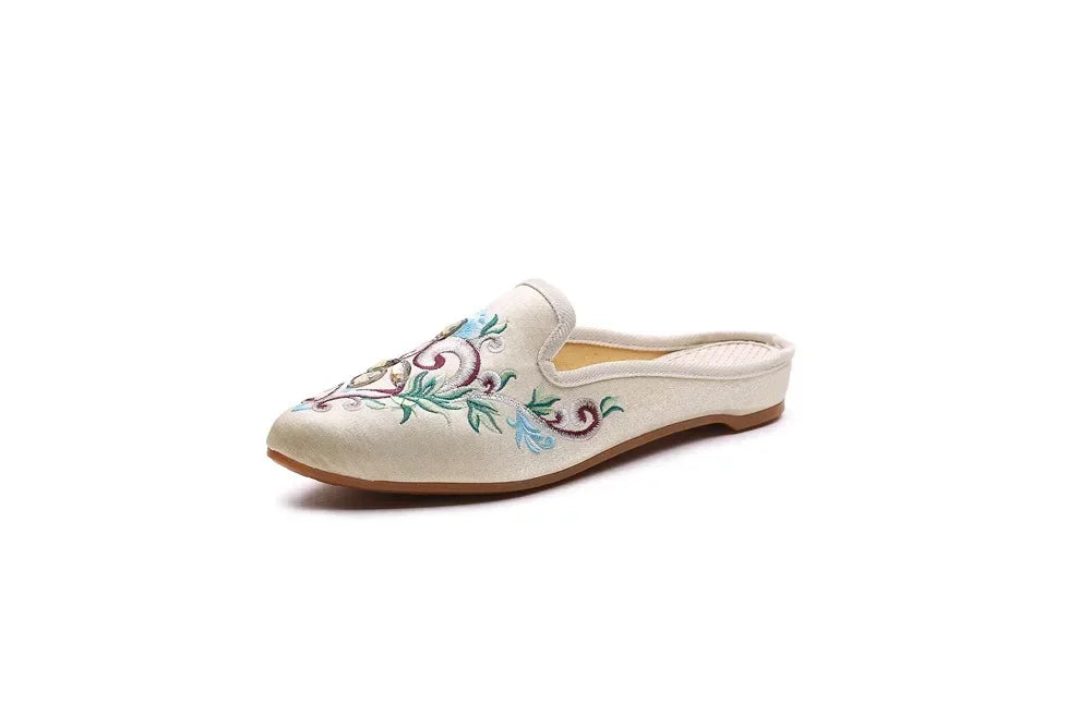 Chaussures d'Été Style Chinois Vintage pour Femme