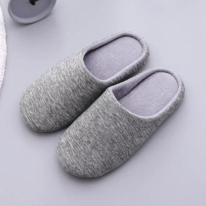 Pantoufles coton doux confortables pour couples en style japonais
