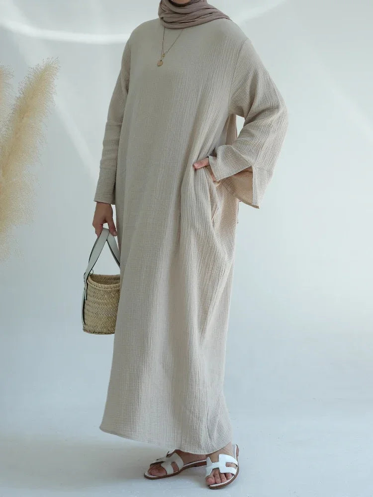 Robe Abaya musulmane Eid pour femmes - Robes de prière modestes