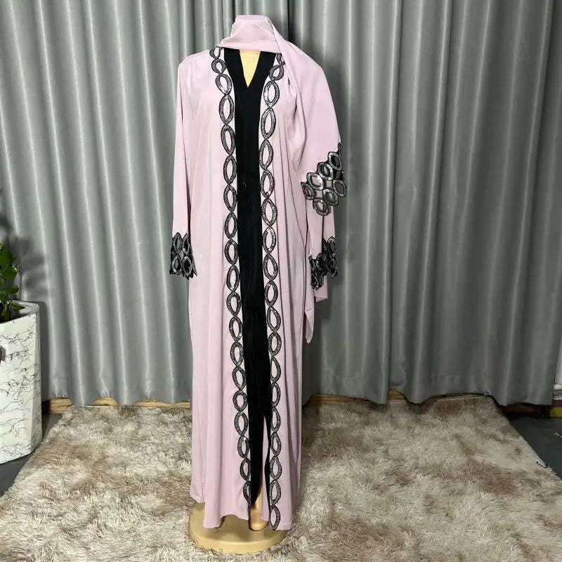 Robe Maxi Hijab Femme Cardigan Kaftan Abaya Africain Dubai Turquie