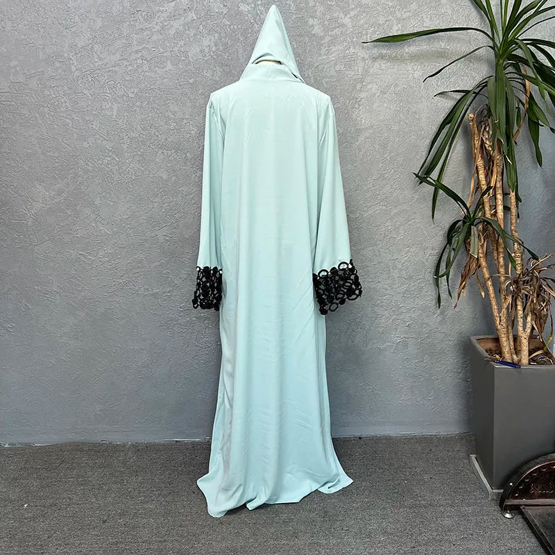 Robe Maxi Hijab Femme Cardigan Kaftan Abaya Africain Dubai Turquie