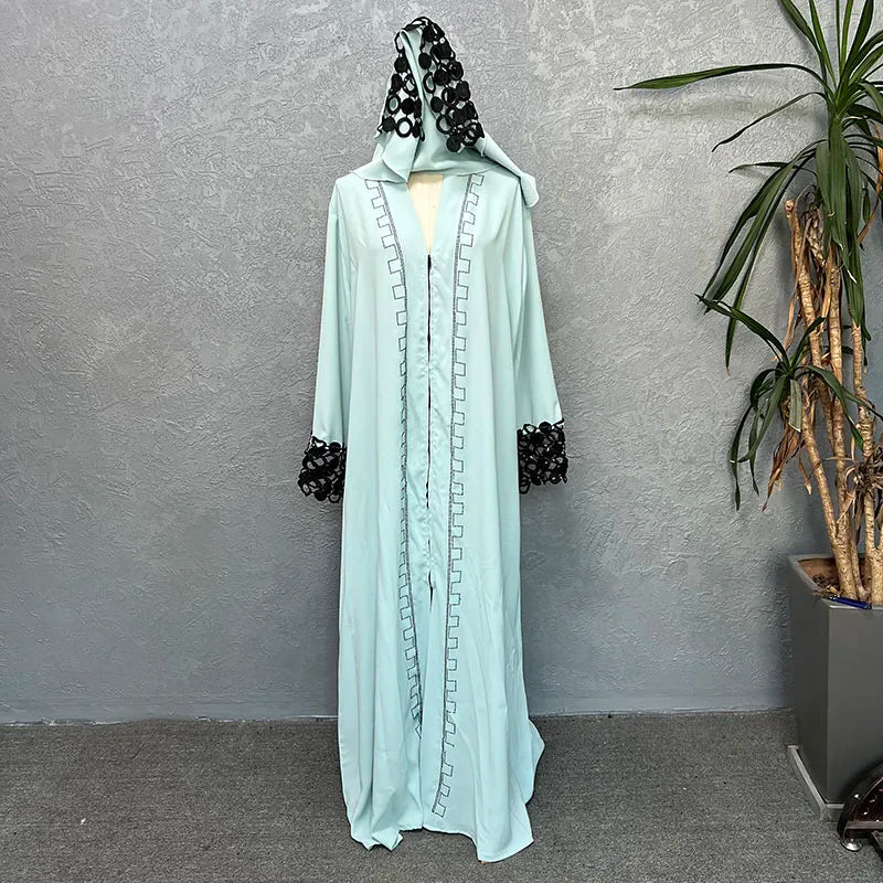 Robe Maxi Hijab Femme Cardigan Kaftan Abaya Africain Dubai Turquie
