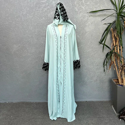 Robe Maxi Hijab Femme Cardigan Kaftan Abaya Africain Dubai Turquie