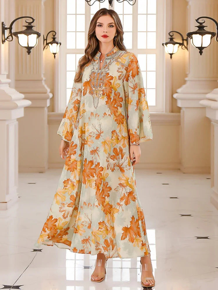 Robe de soirée musulmane Eid 2024: Abaya, Caftan, Jalabiya de qualité
