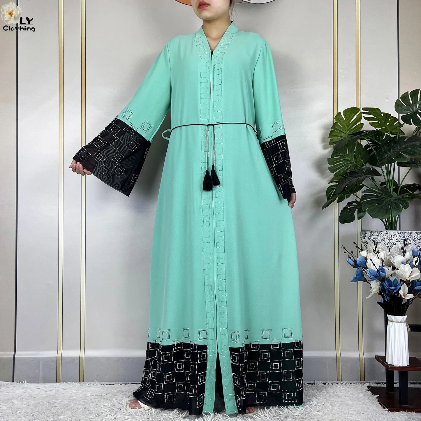 Robe de fête musulmane élégante 2024