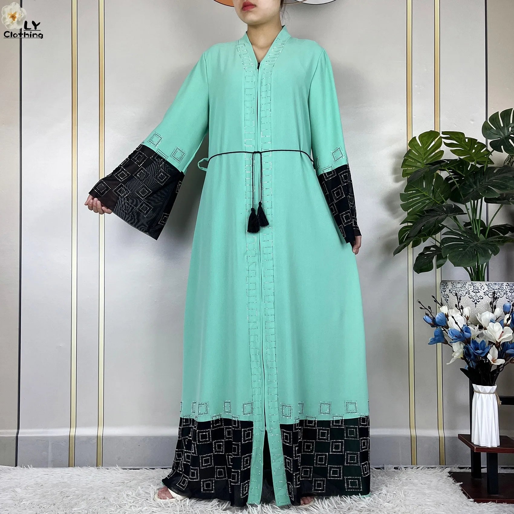 Robe de fête musulmane élégante 2024