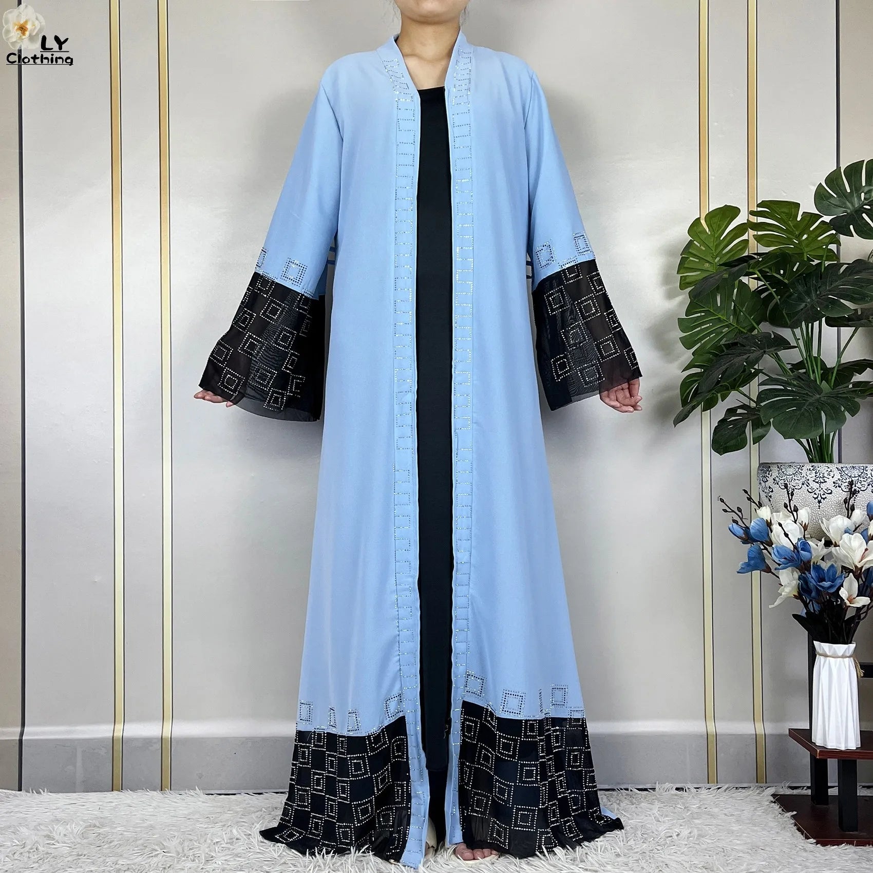 Robe de fête musulmane élégante 2024