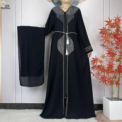 Robe de fête musulmane élégante 2024