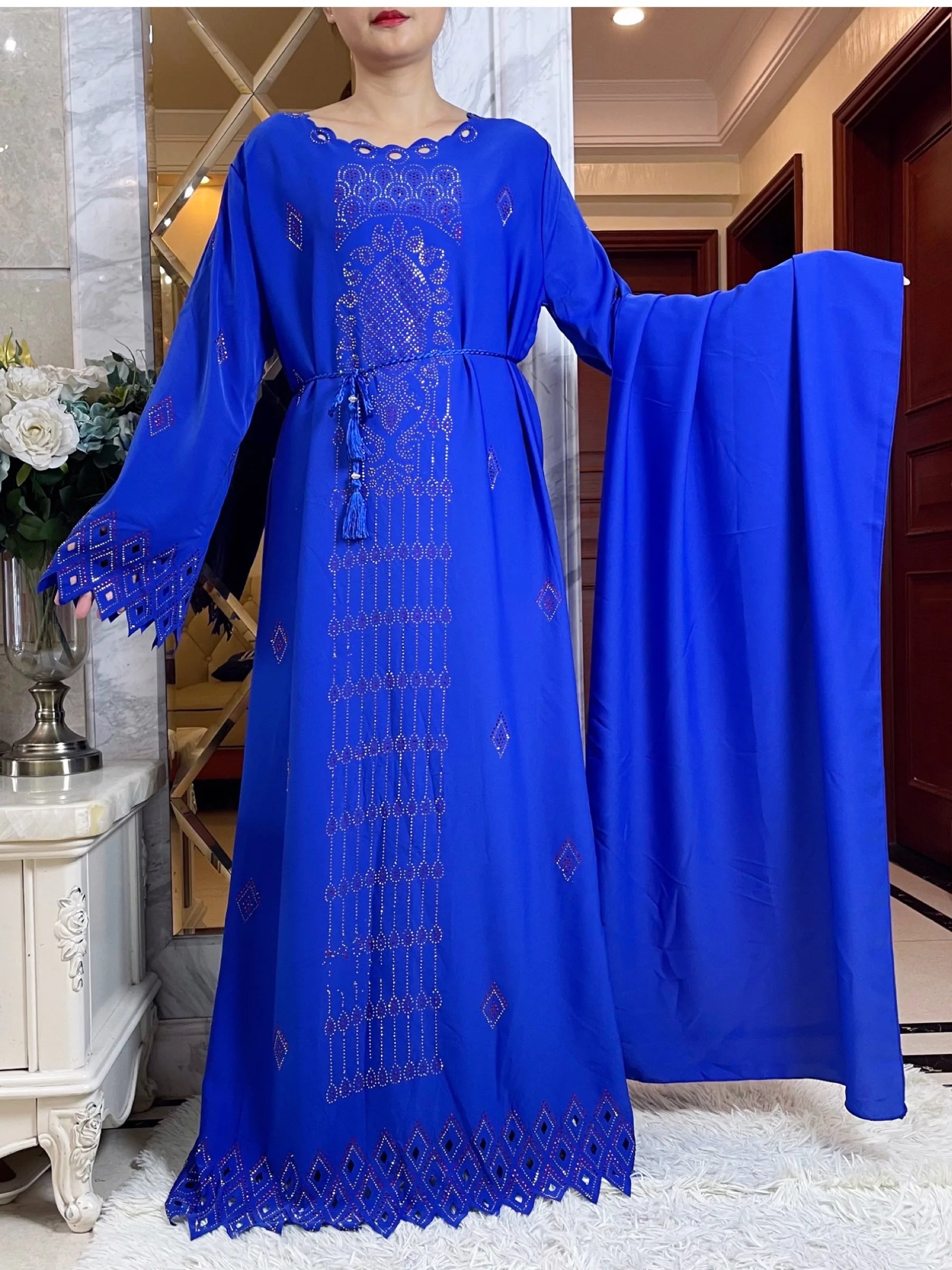 Robe élégante musulmane Dubaï haute qualité