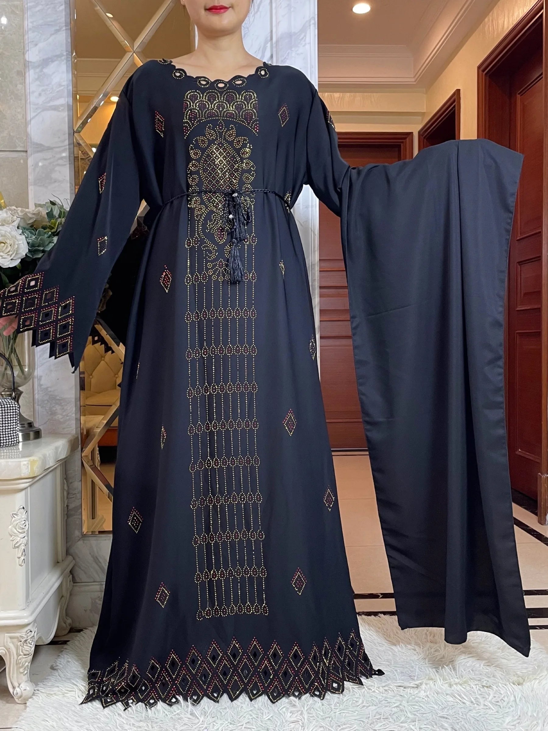 Robe élégante musulmane Dubaï haute qualité