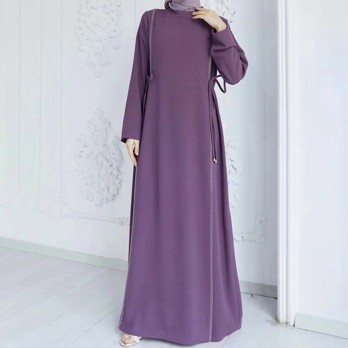 Robe caftan luxe élégante Abaya Ramadan Arabie Saoudite