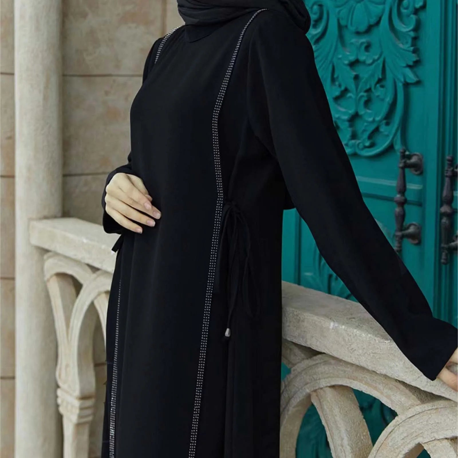 Robe caftan luxe élégante Abaya Ramadan Arabie Saoudite
