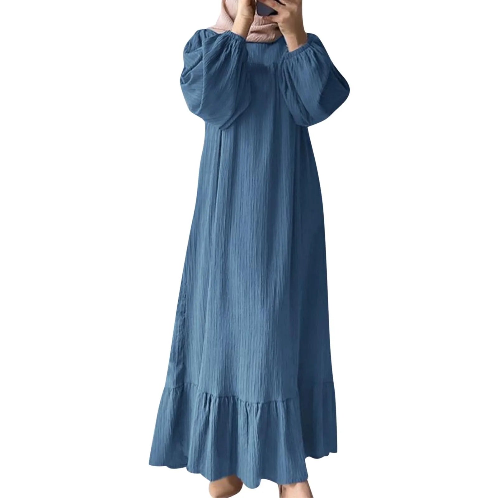 Robe musulmane à manches longues pour femmes - Abaya, Kebaya, Damen - Modeste et élégante