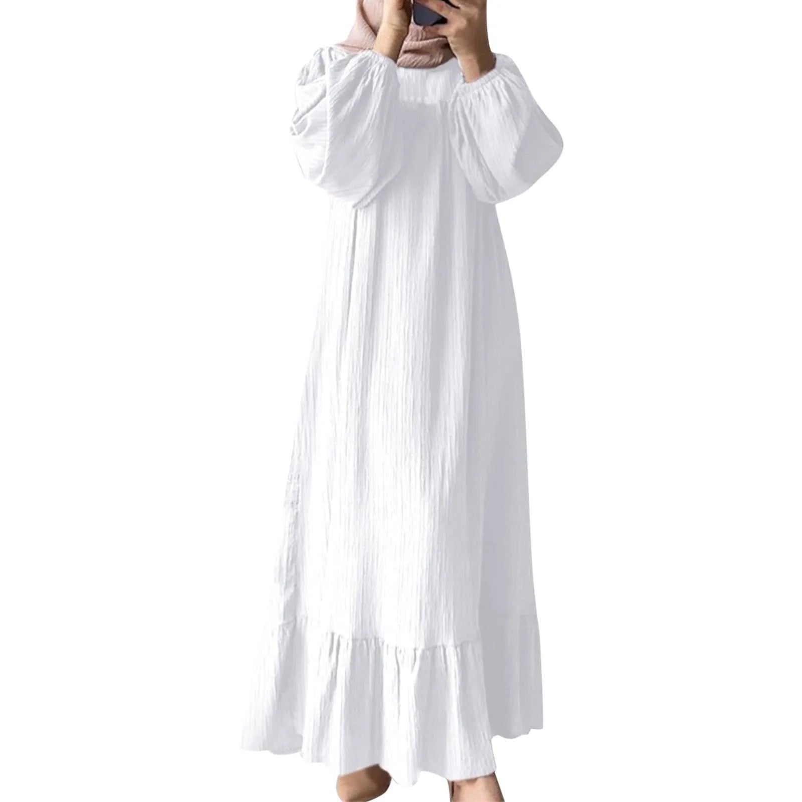 Robe musulmane à manches longues pour femmes - Abaya, Kebaya, Damen - Modeste et élégante
