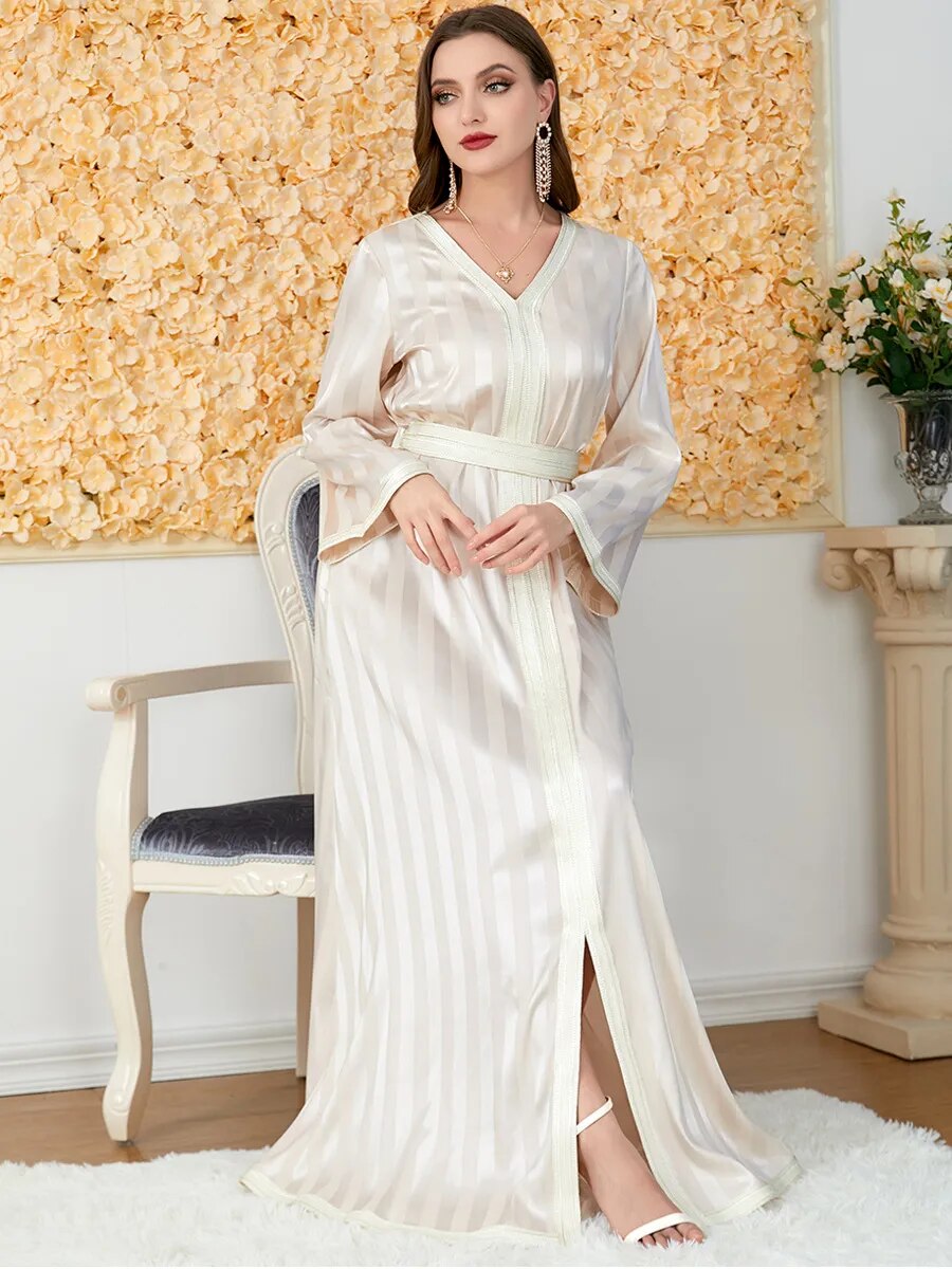 Robe Marocaine Longue pour Femmes, Kaftan Maxi Dubaï