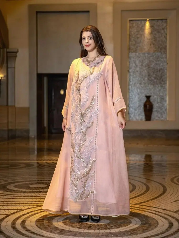 Robe Longue pour Ramadan et l'Aïd pour Femmes - Abaya Turque Islamique