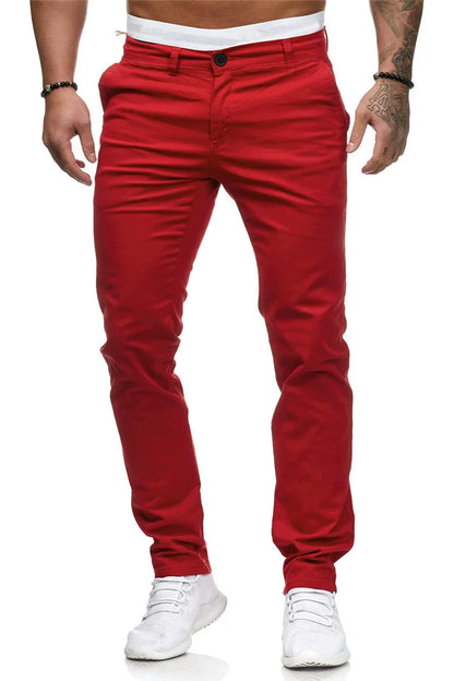 Pantalon Homme Automnal en Coton