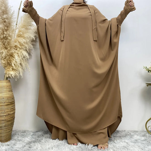 Robe à deux pièces pour femmes à Hijab ou Niqab