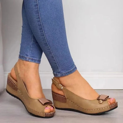 Sandales Talons Compensés Plateforme Été Femme