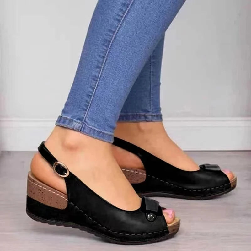 Sandales Talons Compensés Plateforme Été Femme