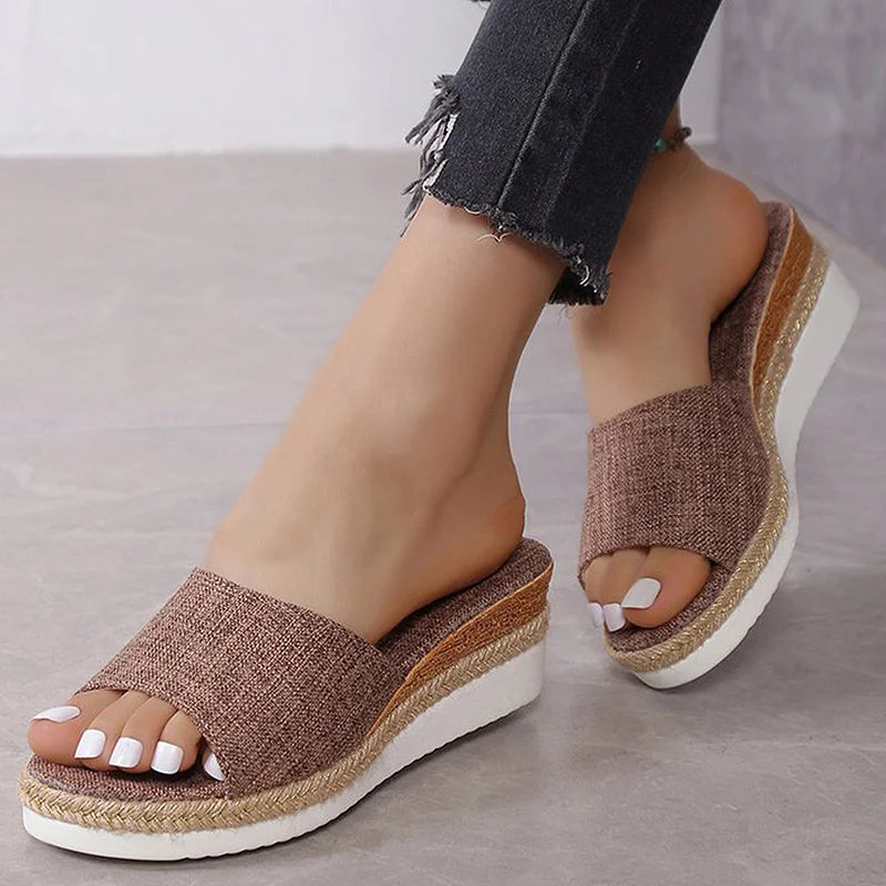 Sandales compensées été femmes - Confort et style à prix doux