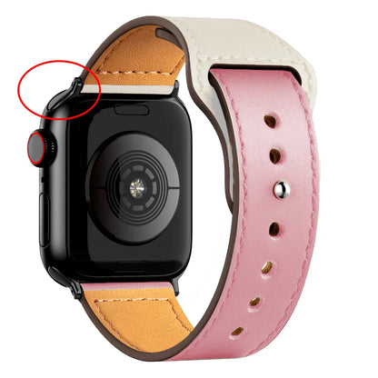 Bracelet en Cuir pour Apple Watch - Élégance Intemporelle pour Tous les Modèles