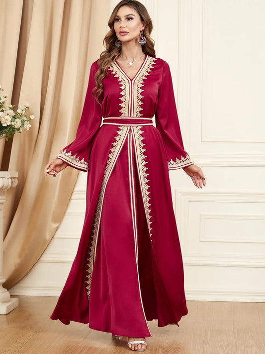 Abaya de Dubaï pour Femmes, Style Kimono