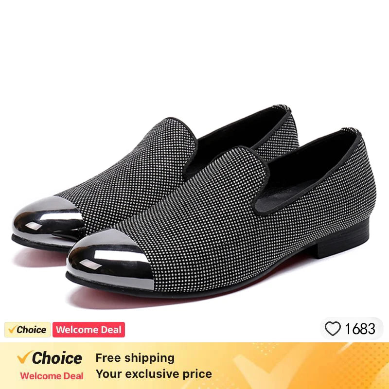 Chaussures en cuir de vache personnalisées pour affaires et soirées glamours