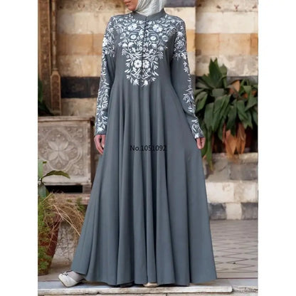 Abayas Kimono et Robes Imprimées Arabes - Vêtements Islamiques Shopify
