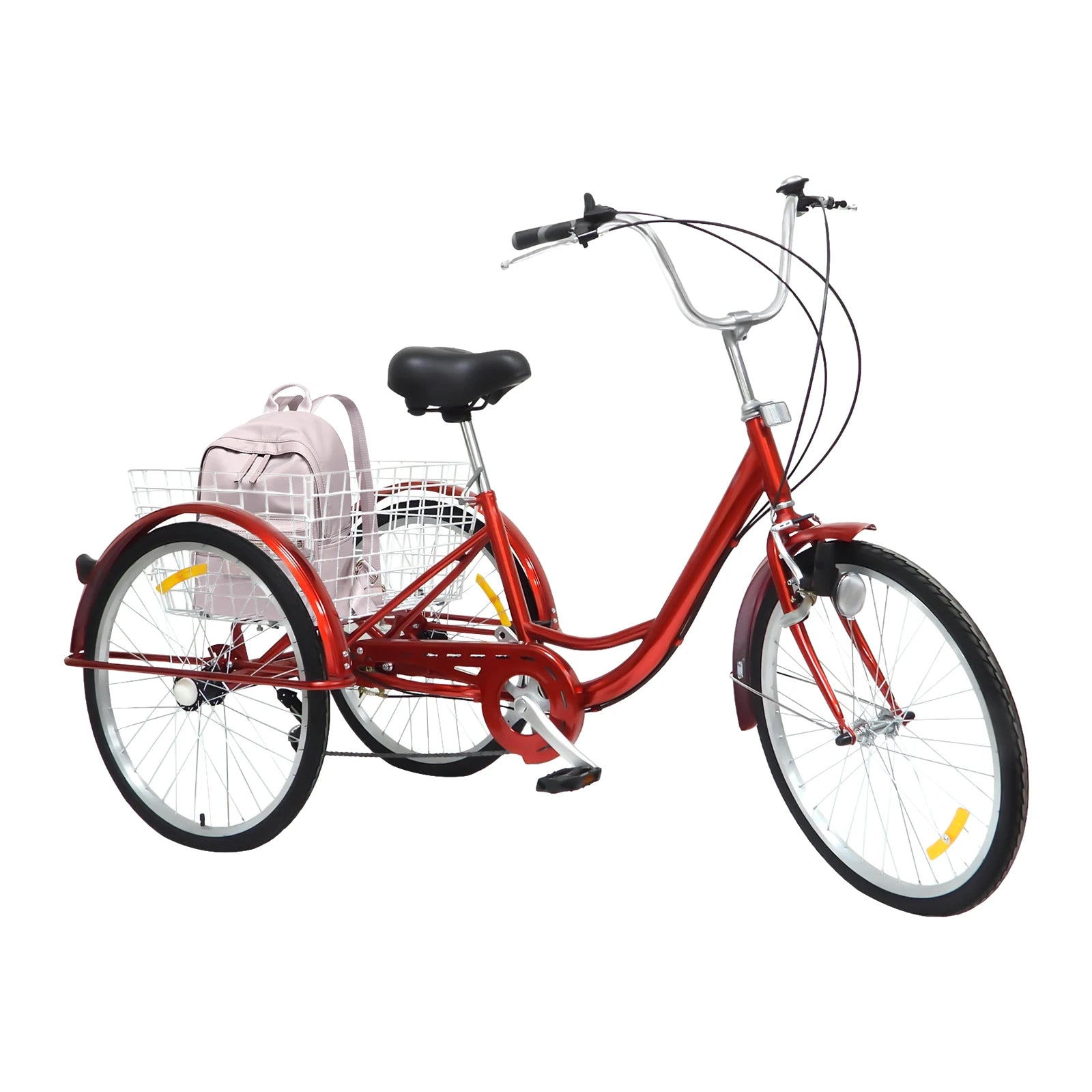 Tricycle adulte 24 po 6 vitesses légèreté et couleur vibrante