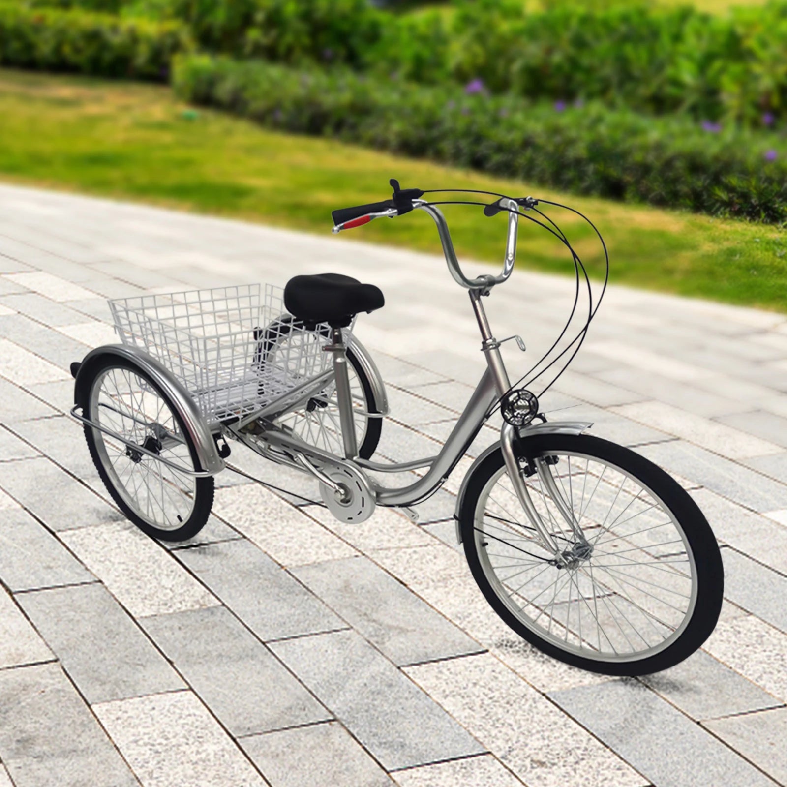 Tricycle adulte 24 po 6 vitesses légèreté et couleur vibrante