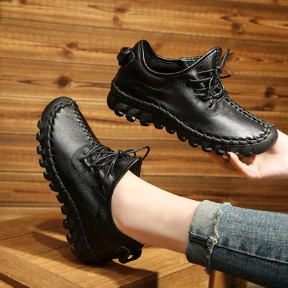 Mocassins en cuir pour femme respirants - Taille 41/42