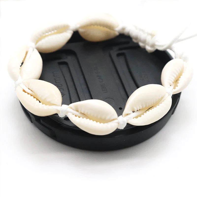 Bracelet de cheville coquillage femme: Bijoux plage vintage